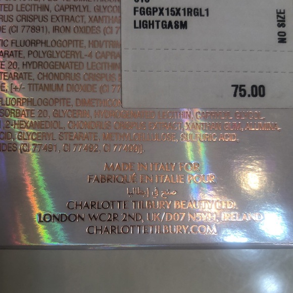 Charlotte Tilbury Glowgasm Lightgasm Light Medium Face Palette 15.2g NIB - Picture 12 of 13